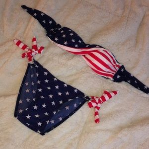 American Flag Swim Suit
